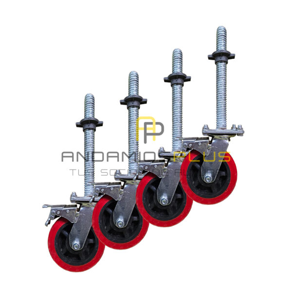 Juego de Llantas 6" para Andamio Plus